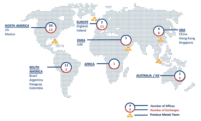 Precious Metals Map